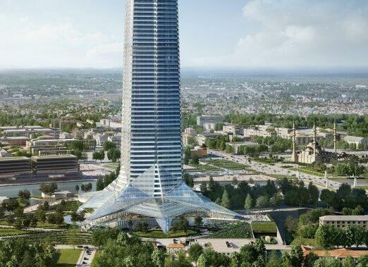 Проект строительства в Грозном многофункционального комплекса с 400-метровой башней 