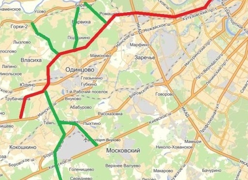 Концессионеру северного дублера Кутузовского проспекта при возникновении  там частых пробок власти Москвы будут выплачивать компенсации